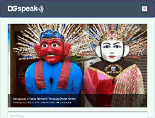 Tablet Screenshot of dgspeak.com